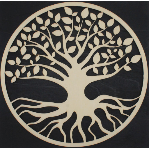 Baum des Lebens - Wanddekoration aus Holz