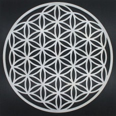 Blume des Lebens - Wanddekoration aus Holz