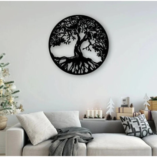 Wallart Baum des Lebens aus 100 % Holz