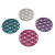 Silber / Tuerkis / Pink / Lila 