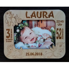 Bilderrahmen Geburt Baby 