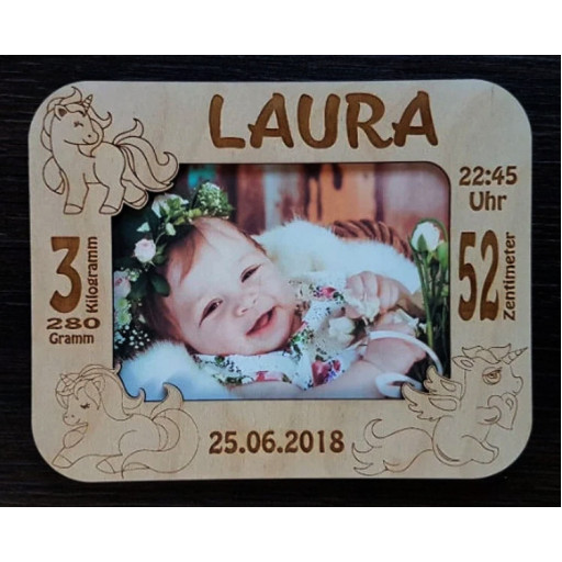 Bilderrahmen Geburt Baby 
