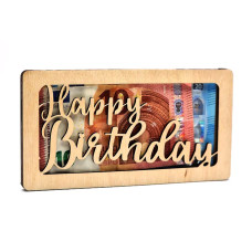 Geldgeschenk Verpackung - Happy Birthday