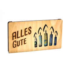Geldgeschenk Verpackung - Alles Gute 