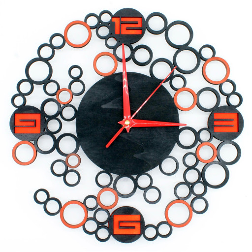  Wanduhr "Bubble" 